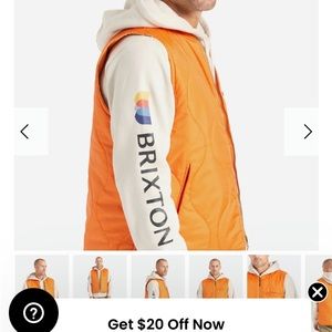 Brixton Abraham Reversible up duality between cotton NWT 

[Read Less...]
Cott